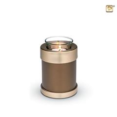 Waxinelichthouder Keepsake brown